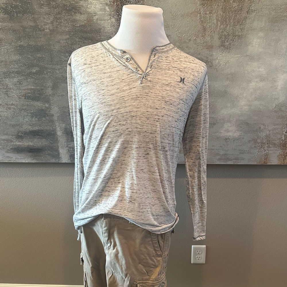 Men’s Hurley Henley Long-Sleeve Shirt